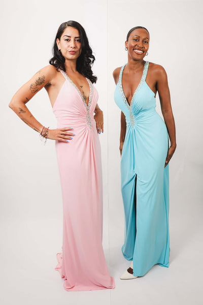 Elsie Pink Maxi Dress