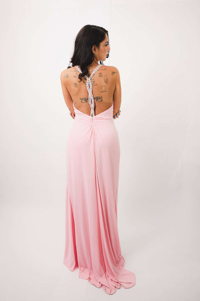 Elsie Pink Maxi Dress